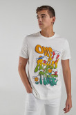 Camiseta manga corta estampada.