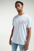 Camiseta manga corta con estampado.