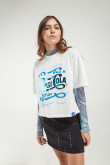 Camiseta manga corta, estampada de Pepsi.