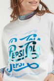 Camiseta manga corta, estampada de Pepsi.
