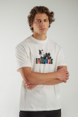 Camiseta manga corta estampada de Felix el Gato.