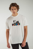 Camiseta manga corta estampada de Felix el Gato.