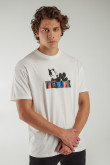 Camiseta manga corta estampada de Felix el Gato.