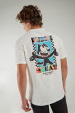 Camiseta manga corta estampada de Felix el Gato.