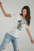 Camiseta manga corta estampada de Escandalosos