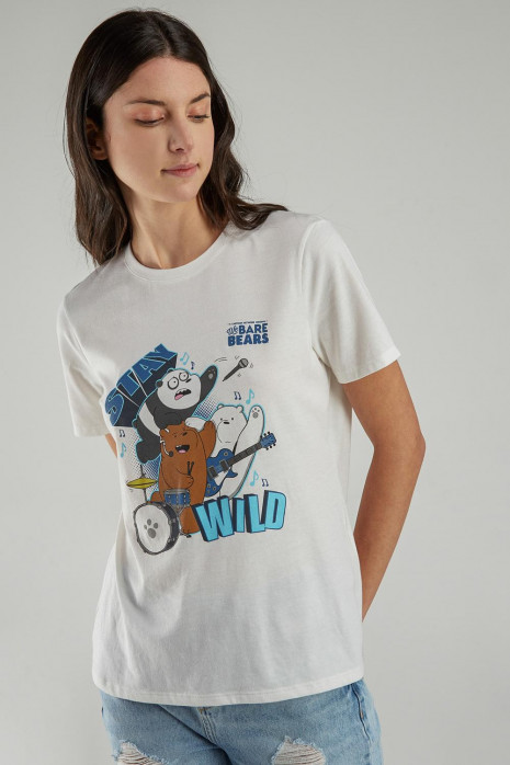 Camiseta manga corta estampada de Escandalosos