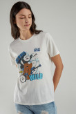 Camiseta manga corta estampada de Escandalosos