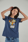 Camiseta manga corta estampado de Aventuras en Pañales.