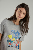 Camiseta manga corta estampado de Hey Arnold.