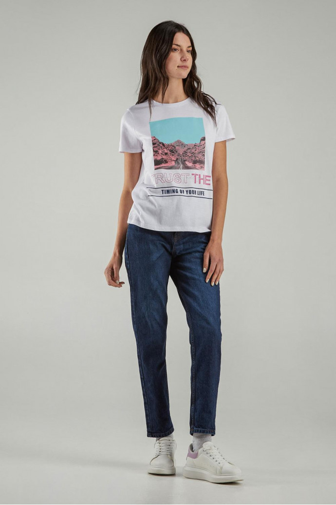 Pantalon Jean Mom