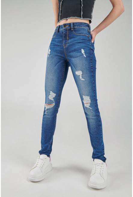 Jean Jegging tiro alto