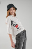 Blusa con estampación Mickey