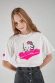 Camiseta manga corta, estampado  de Hello Kitty