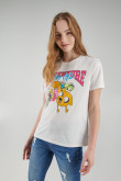 Camiseta, con estampado en frente, de Hora de Aventura.
