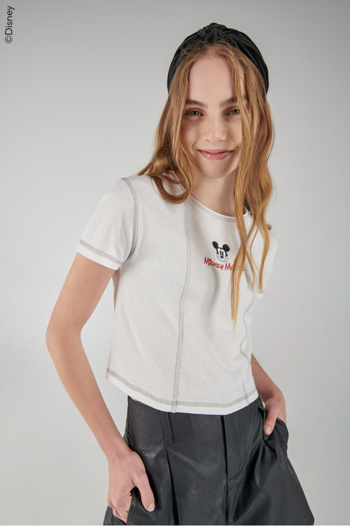 Camiseta manga corta de Mickey.