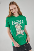 Camiseta manga corta estampada de Bambi.