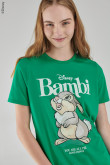 Camiseta manga corta estampada de Bambi.