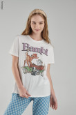 Camiseta manga corta estampada de Bambi.