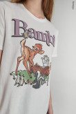 Camiseta manga corta estampada de Bambi.