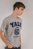 Camiseta, con estampado en frente, de Yale