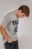 Camiseta, con estampado en frente, de Yale