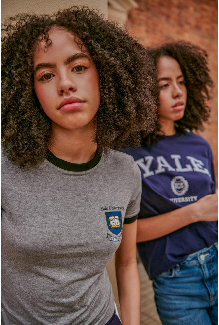 Camiseta, con estampado en frente, de Yale
