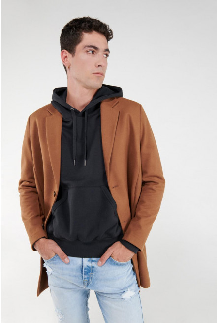 Buzo capota estampado