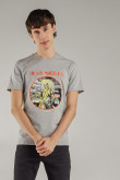Camiseta manga corta, estampado de Iron Maiden.