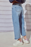 Jean culotte tiro alto