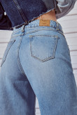 Jean culotte tiro alto