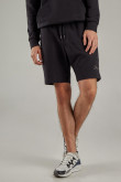 Bermuda loungewear con estampado en frente inferior