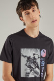 Camiseta manga corta estampada de MTV.