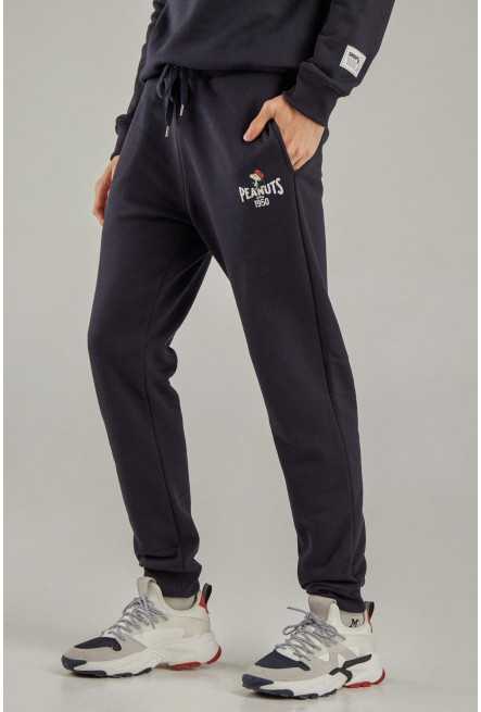 Jogger con bolsillos, estampado de Snoopy.
