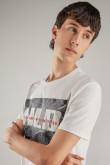 Camiseta manga corta estampada