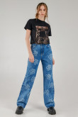 Camiseta, con estampado en frente y espalda de Barbie