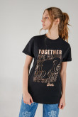 Camiseta, con estampado en frente y espalda de Barbie