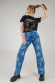 Camiseta, con estampado en frente y espalda de Barbie