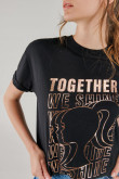 Camiseta, con estampado en frente y espalda de Barbie