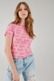 Camiseta, con tela estampada de Barbie