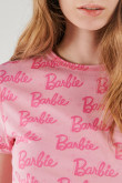 Camiseta, con tela estampada de Barbie