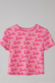 Camiseta, con tela estampada de Barbie