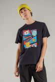 Camiseta, con estampado en frente, de Hora de Aventura.