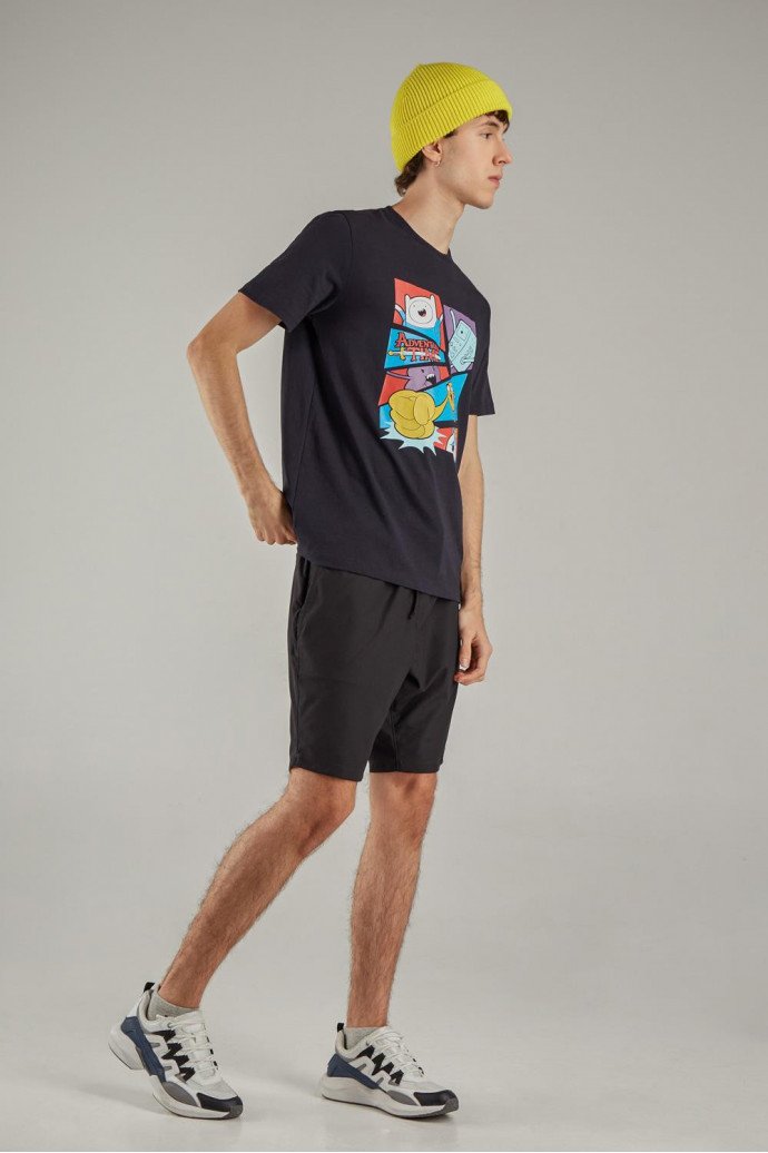 Camiseta, con estampado en frente, de Hora de Aventura.