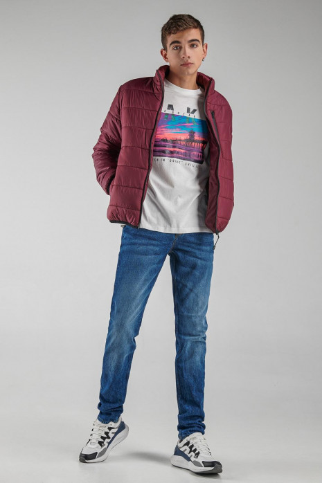 Camiseta manga corta estampada.