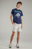 Camiseta, con estampado en frente, de Rick & Morty.