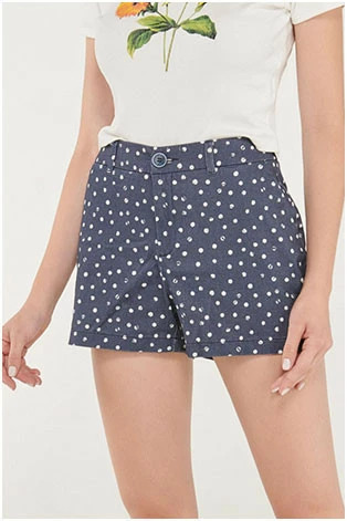 Shorts Cinco Bolsillos Colores