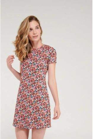 Vestidos Manga Corta