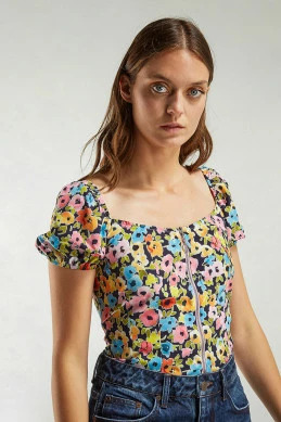 Blusas Manga Corta